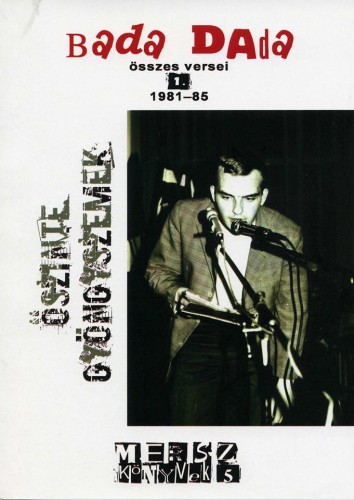 bdov1 Bada Dada az Új Symposion-esten, Szabadkai Könyvtár, 1985. (Fotó: Juhász László)