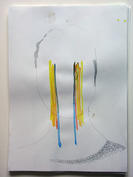 Woman with Rainbow Tears